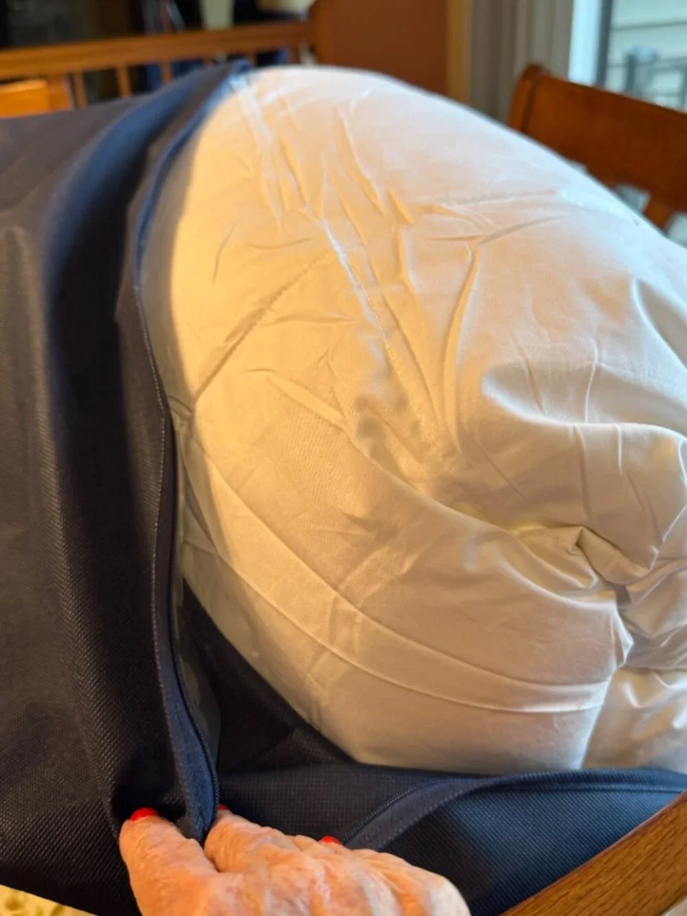 Serta Perfectsleeper White Goose Feather & Down Fiber Comforter 90